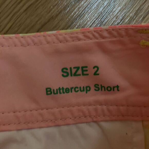 Lilly Pulitzer Pink and Yellow Floral Shorts - Picture 5 of 8
